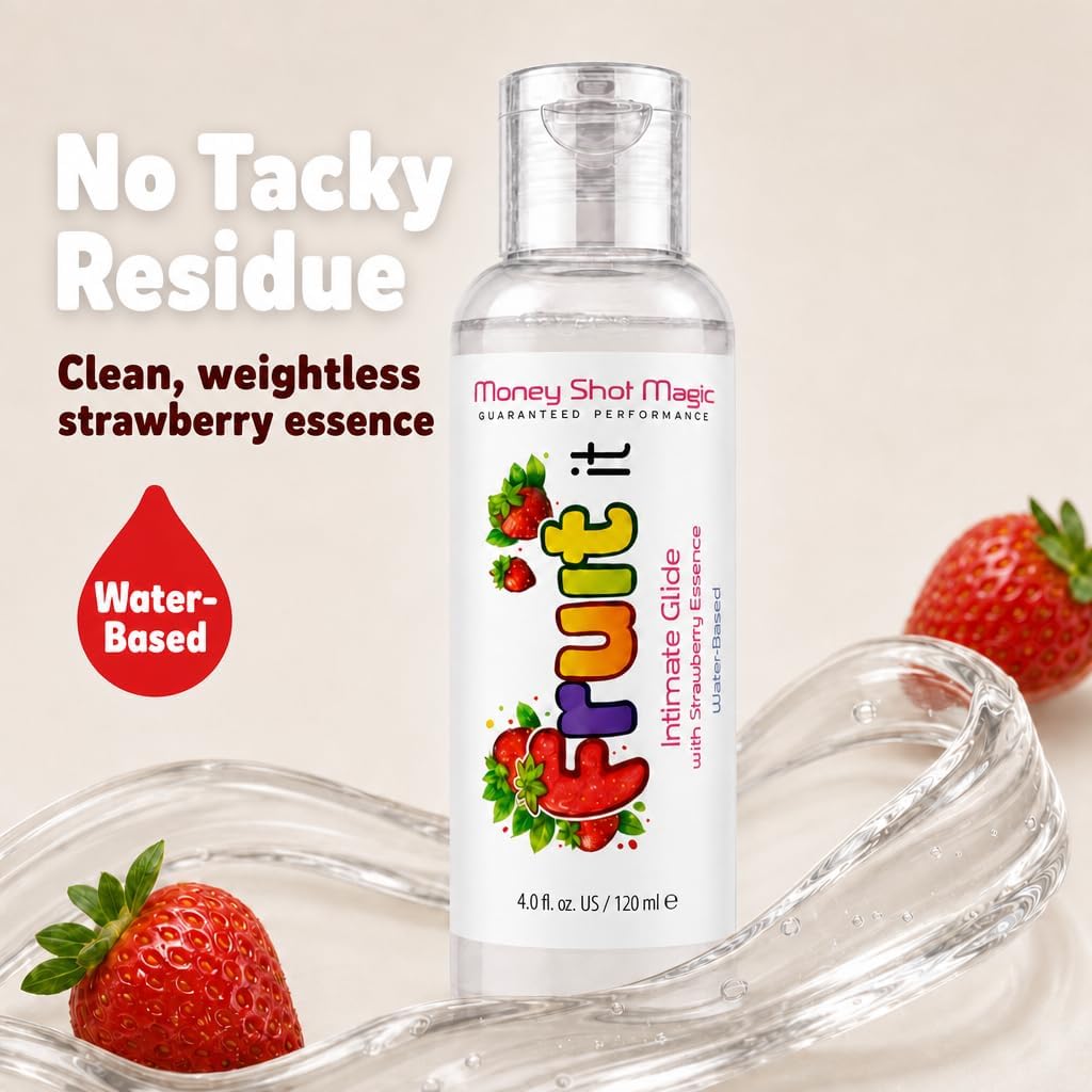 No tacky residue — clean, weightless strawberry essence