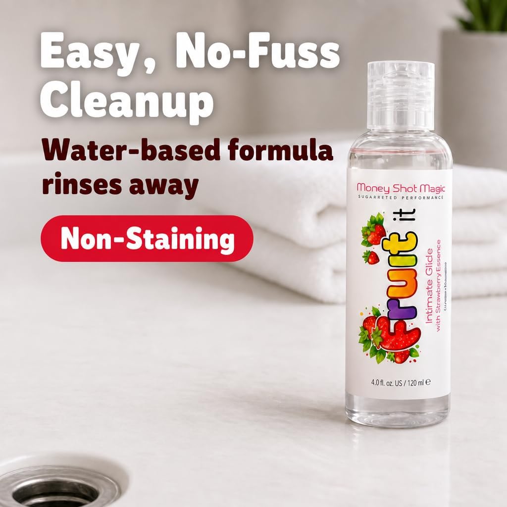 Easy, no-fuss cleanup — water-based formula rinses away, non-staining