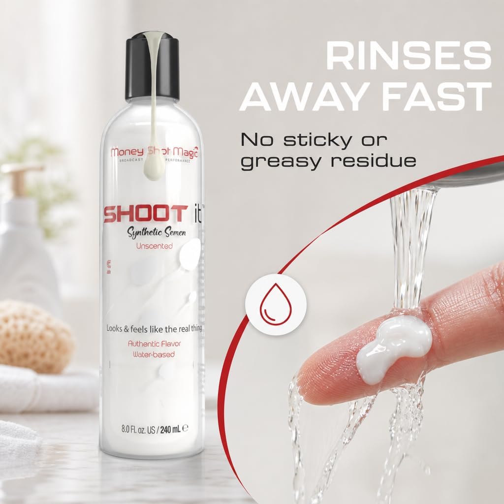 Rinses away fast — no sticky or greasy residue