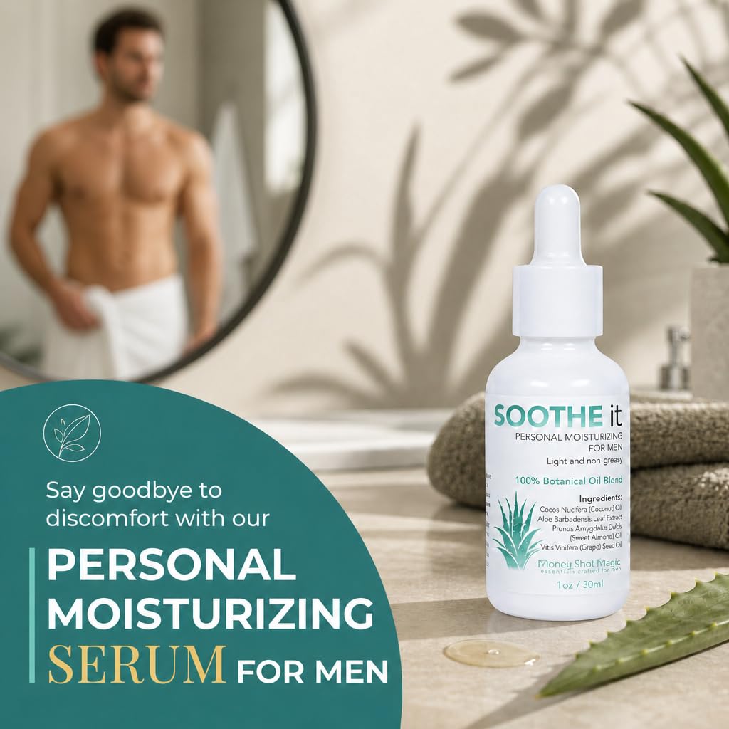 Personal moisturizing serum for men