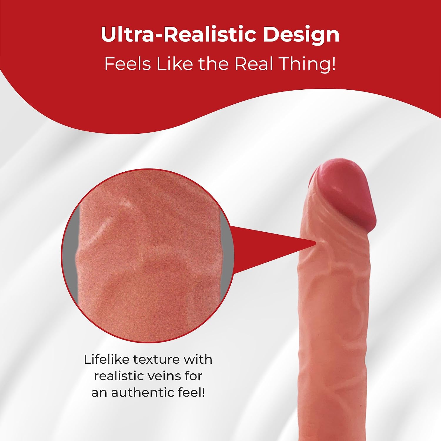 Ultra-realistic design with lifelike veined texture