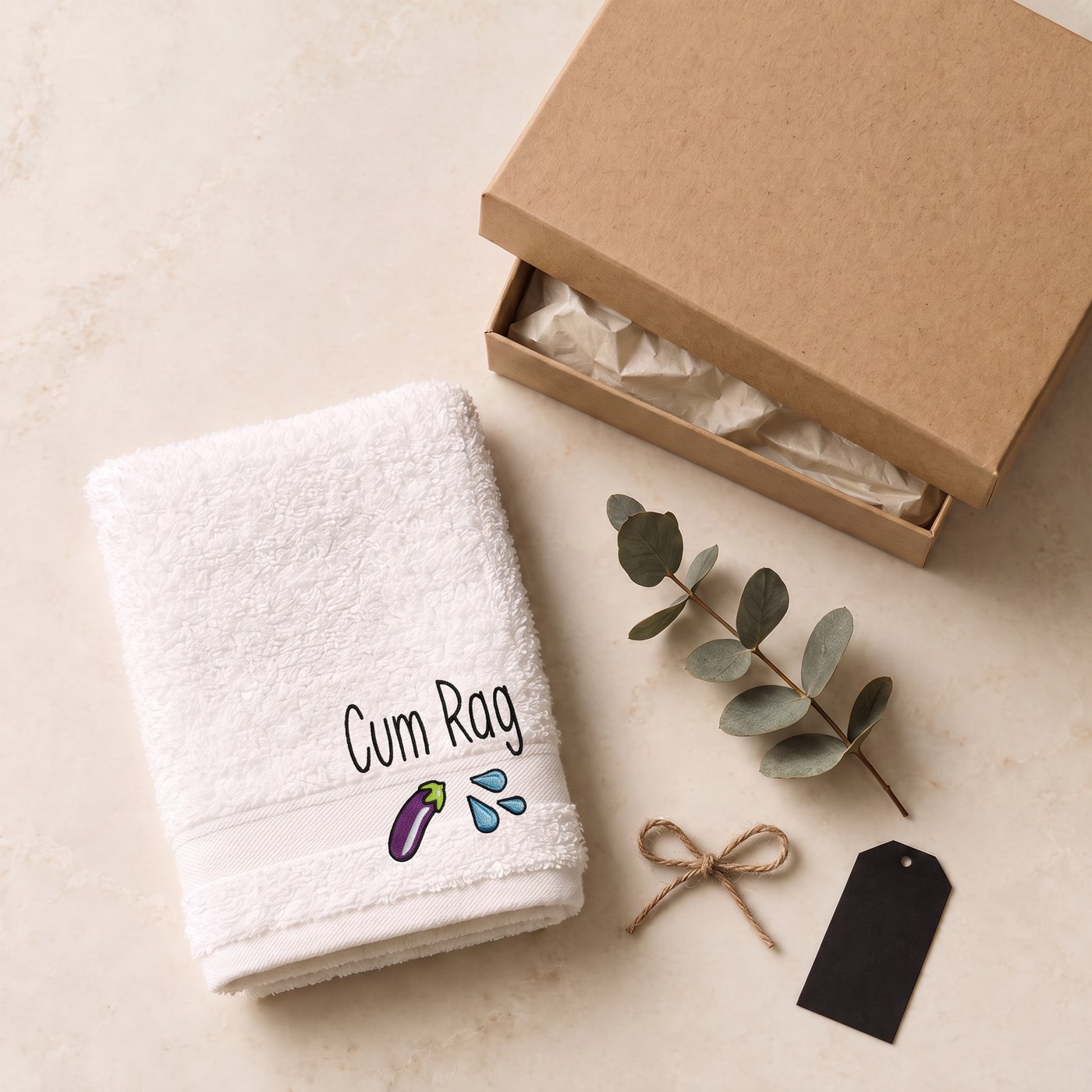 Mop it gift-ready presentation in a kraft box