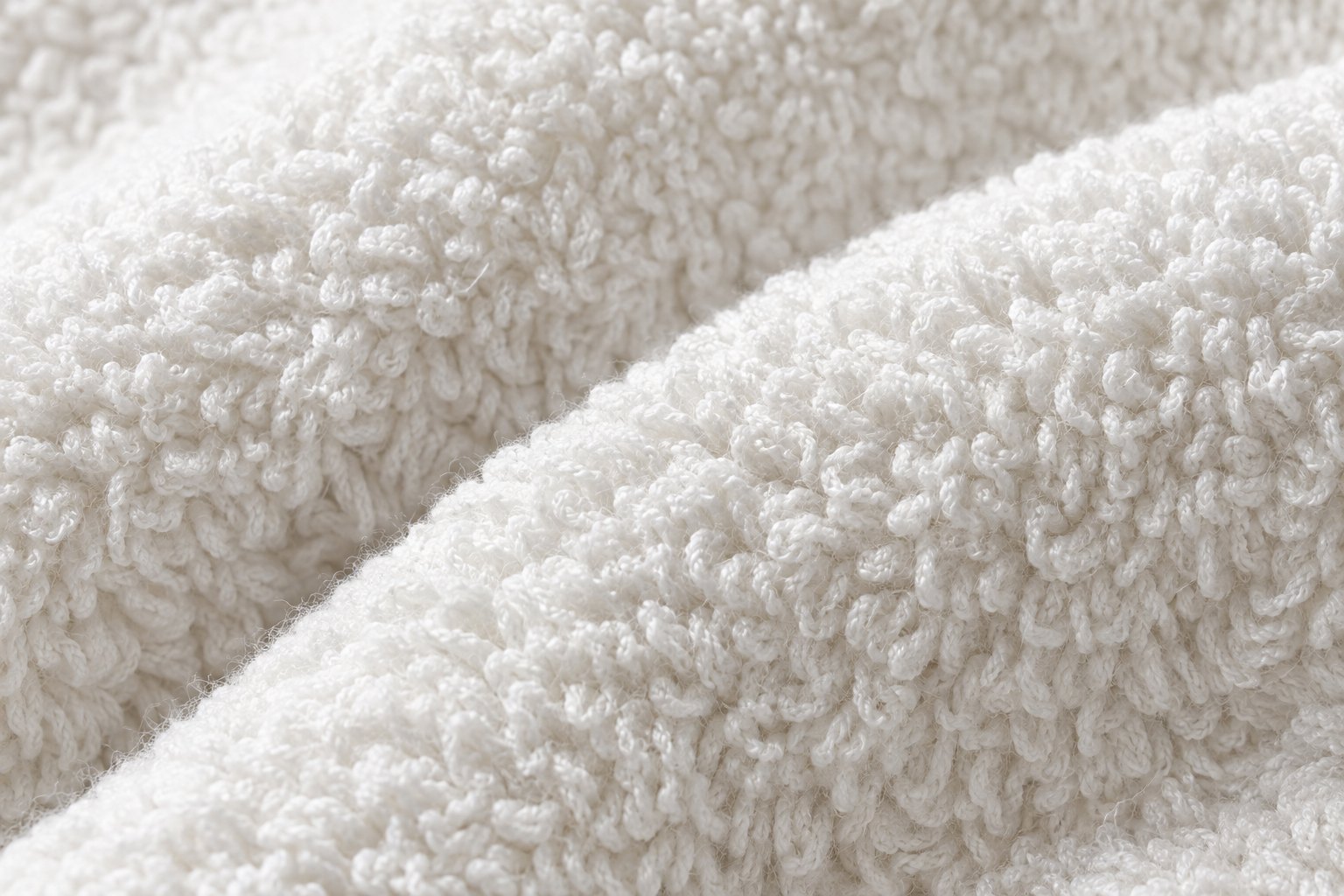 Plush terry texture close-up